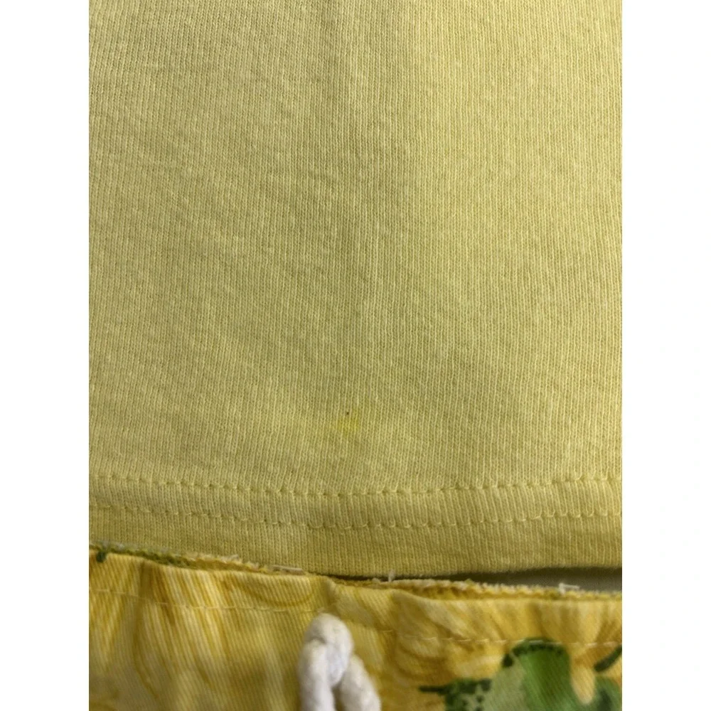 Vintage Daisy / Sunflower Floral Print 2 Pc Set By Coco Pop Size Child 4T USA
